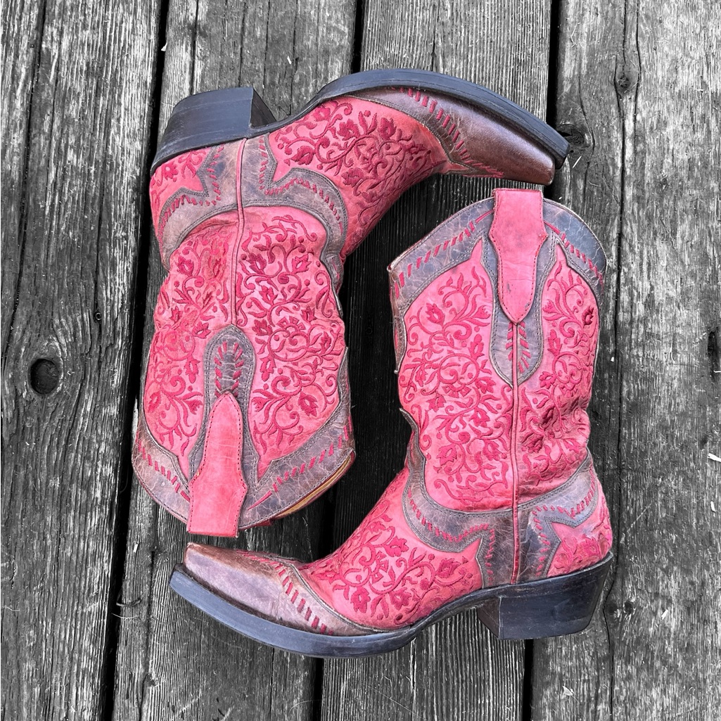Vintage Old Gringo Mid-Calf/ Ankle Western Boots